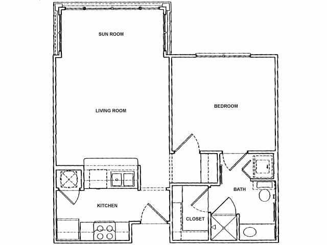 And here's the floor plan for my new apartment. 